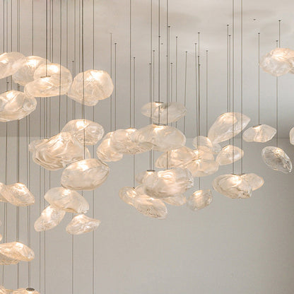 Ambient Glow Glass Globe Minimalist Pendant Light