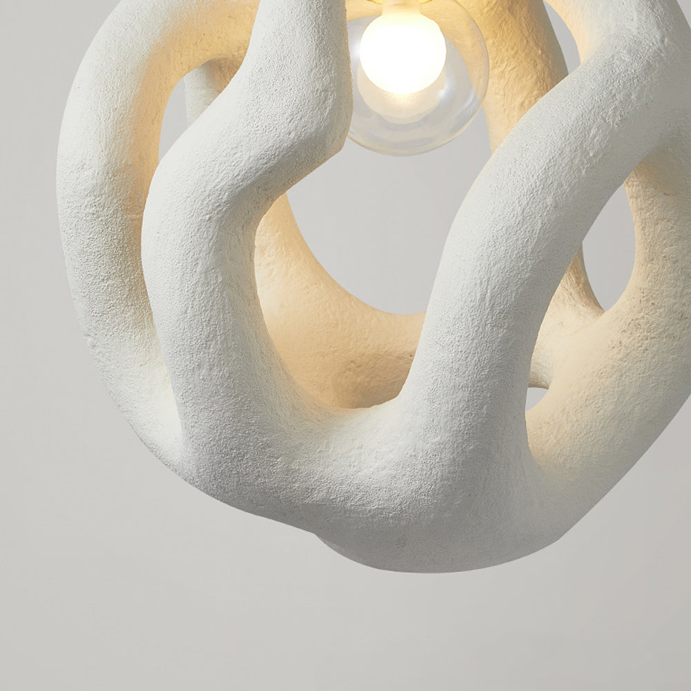 Pendant Light For Soft Ambient Glow In Homes, Modern Metal And Resin