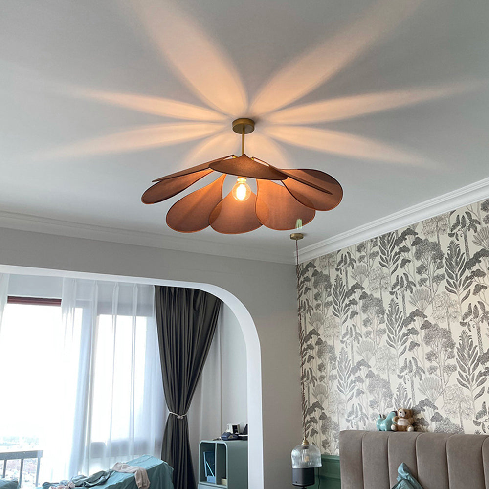 Warm Fabric Shade Pendant Light Ritta