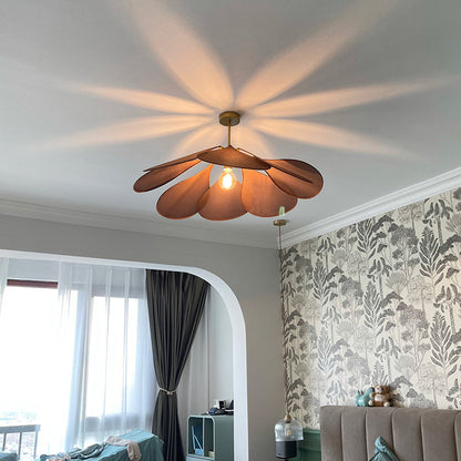 Warm Fabric Shade Pendant Light Ritta