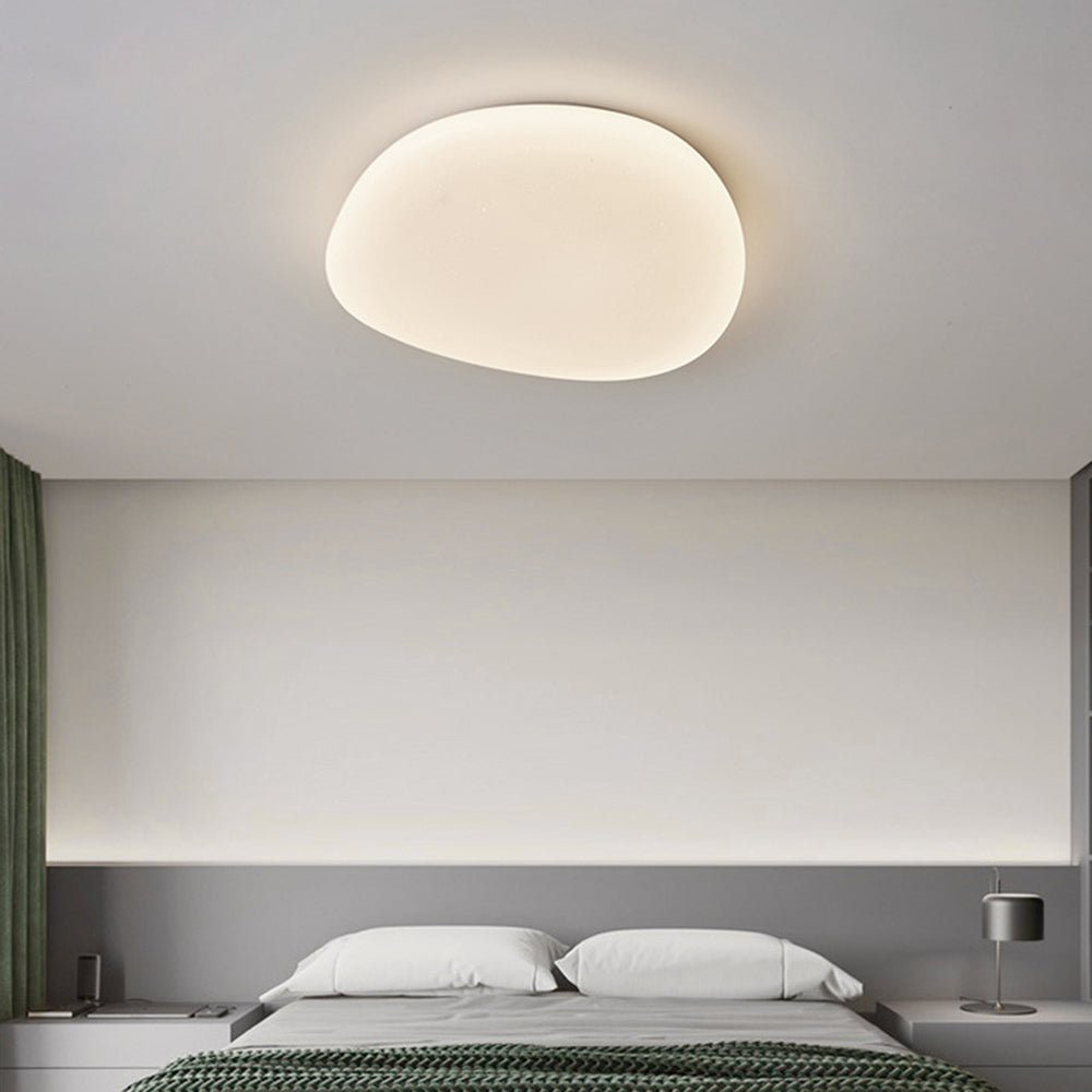 3 Colour Temperatures Ceiling Light Flush Mount With Pebble