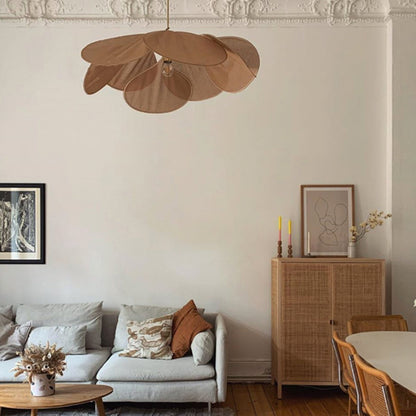 Warm Fabric Shade Pendant Light Ritta