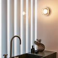 Warm Glow Mini Bubble Glass Outdoor Wall Light