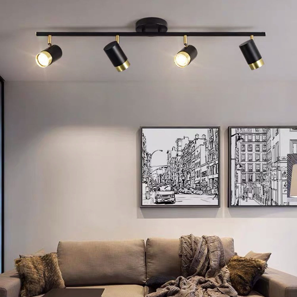 Ceiling Light SemiFlush Head 4/5 Auralis Switchable Temperature Colour