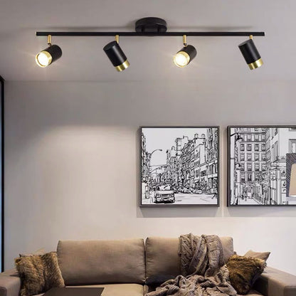 Ceiling Light SemiFlush Head 4/5 Auralis Switchable Temperature Colour