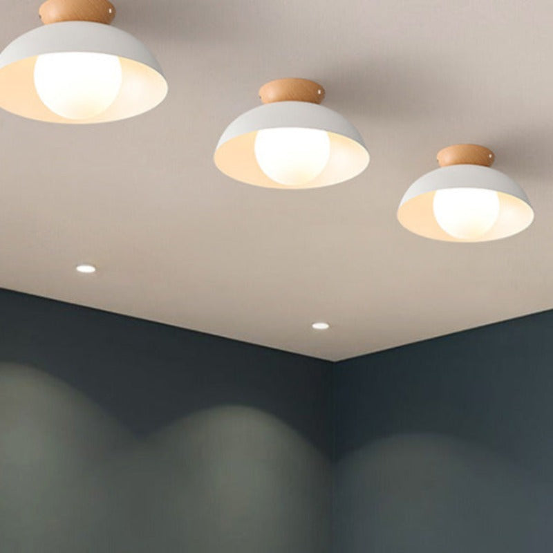 Lamp Pendant Metal and Wood Scandinavian Delivers Warmth