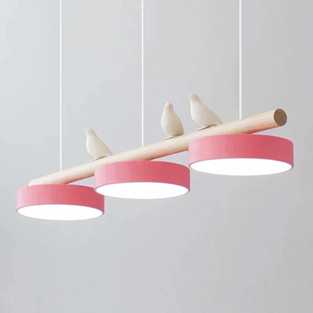 Bird Motif Nature Inspired Pendant Light for Living Rooms