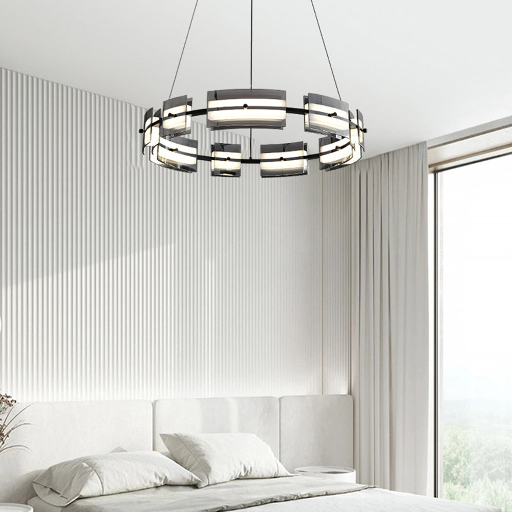 LED Bulbs Minimalist Ring Pendant Light