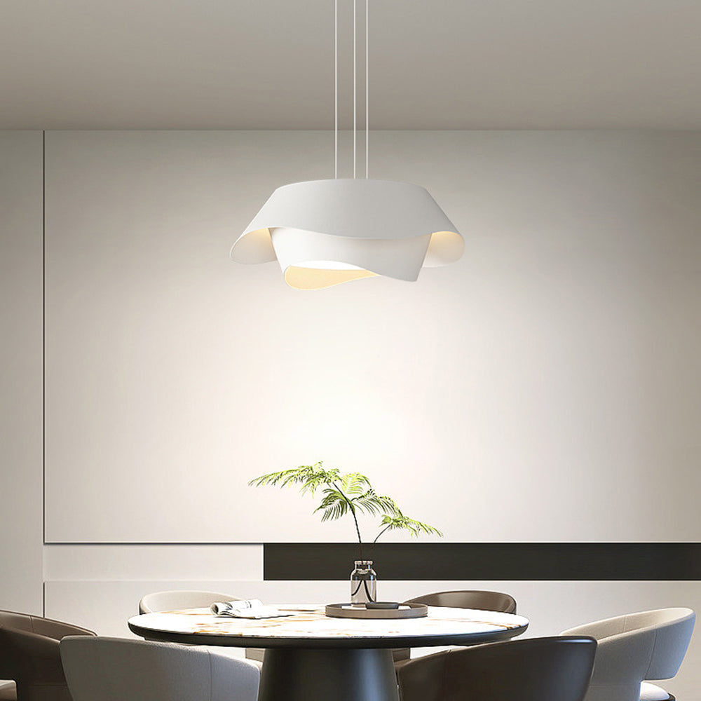 Ambient Glow Flower Pendant Light Art Deco