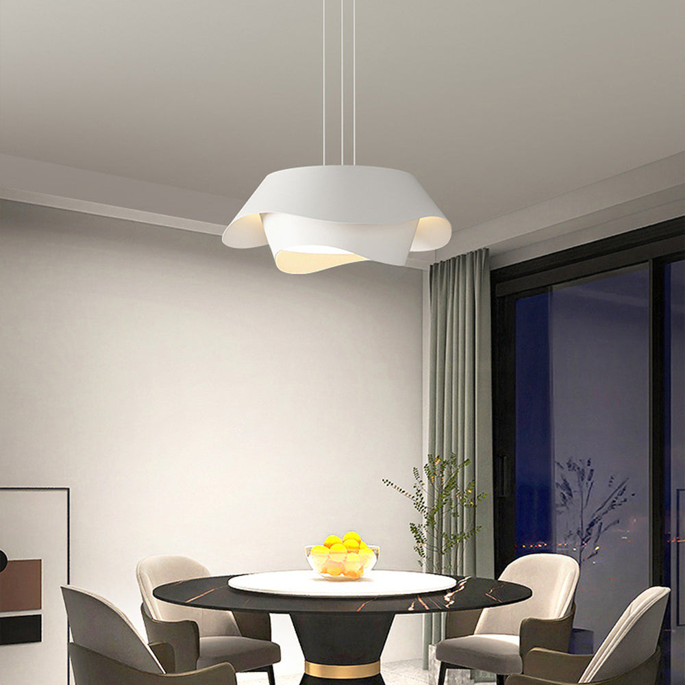 Ambient Glow Flower Pendant Light Art Deco