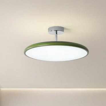Metal And Glass Aurora Vintage Flush Mount LED Ceiling Light