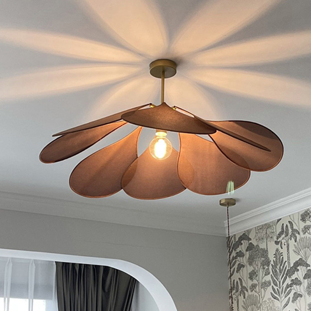 Warm Fabric Shade Pendant Light Ritta
