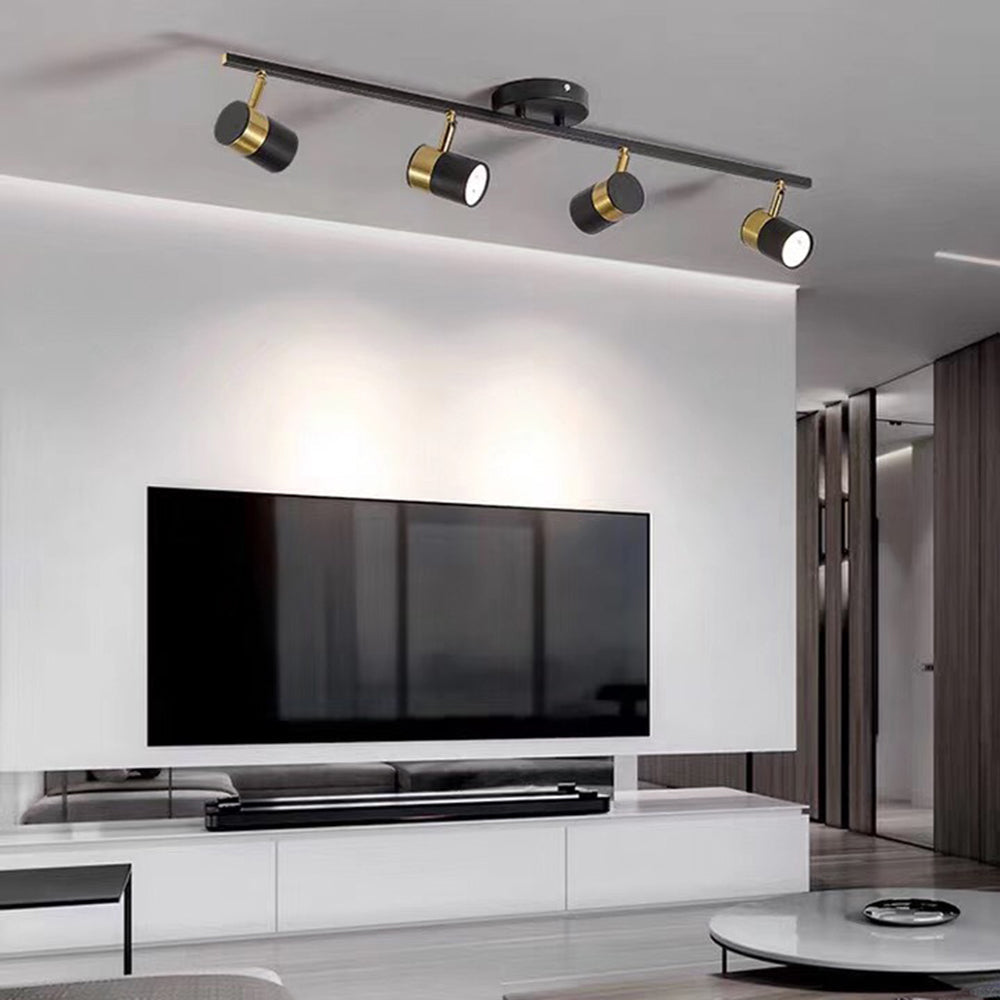 Ceiling Light SemiFlush Head 4/5 Auralis Switchable Temperature Colour