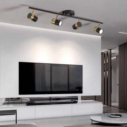 Ceiling Light SemiFlush Head 4/5 Auralis Switchable Temperature Colour