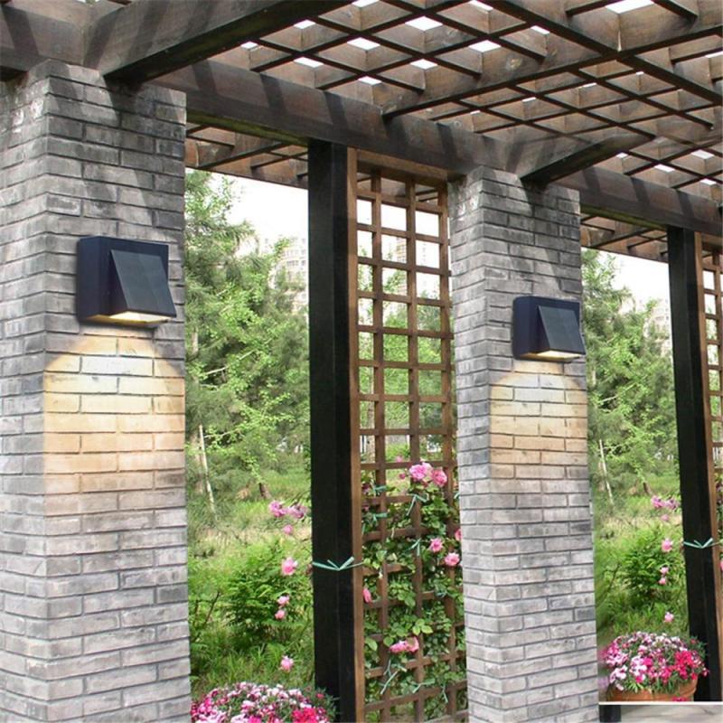 Black Lumina Metal Outdoor LED Wall Light