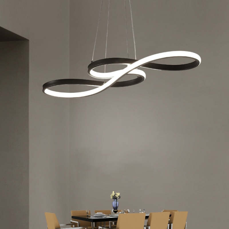 Warm Ambient Glow Musical Note Pendant Light