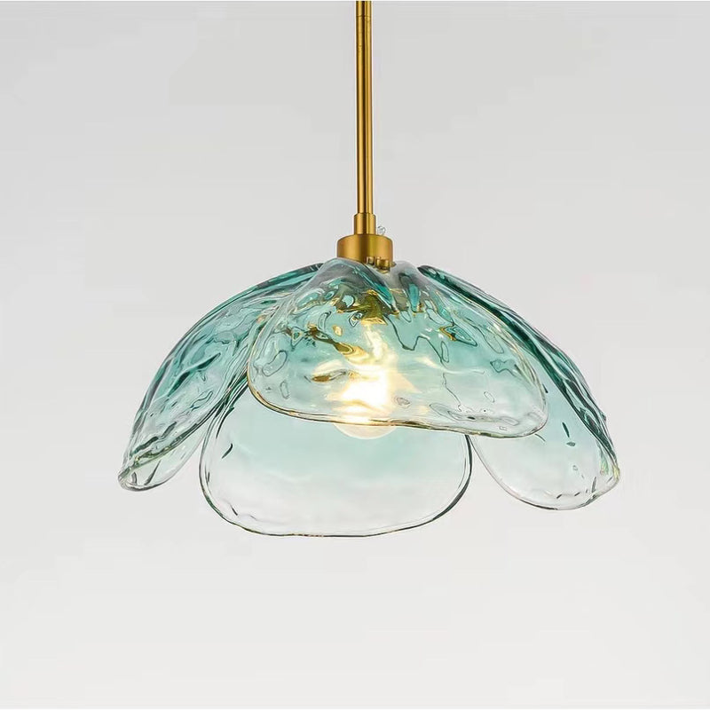Pendant Light in Metal And Glass Contemporary Elegant