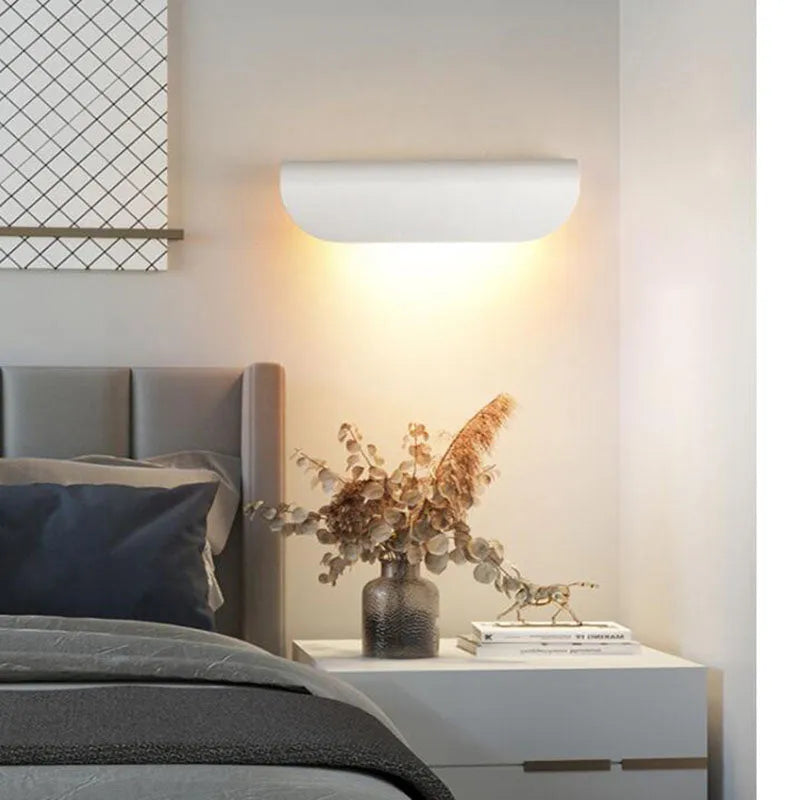 LED COB Lamp Outdoor Waterproof Curved Wall Light