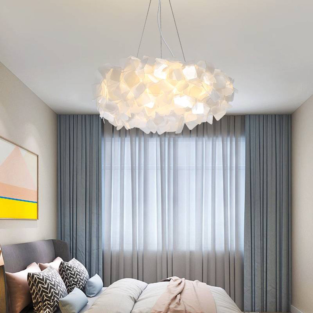 Soft Glow Floral Pendant Light In Six Colors