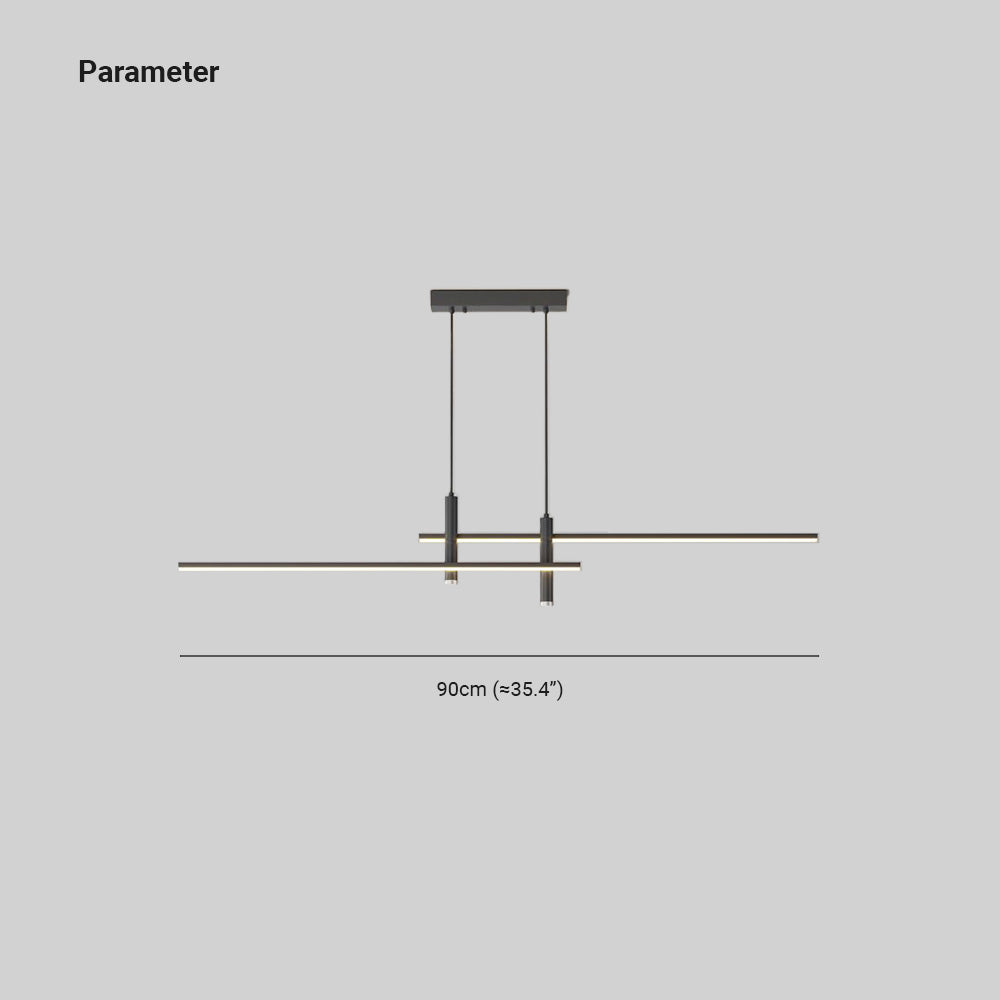 Focused Dining Illumination Modern Linear Pendant Light