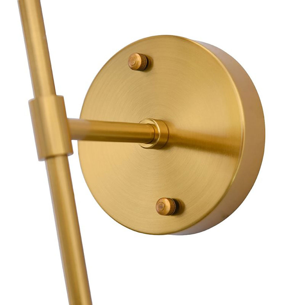 Black Silver Gold Finishes Modern Minimalist Metal Wall Light