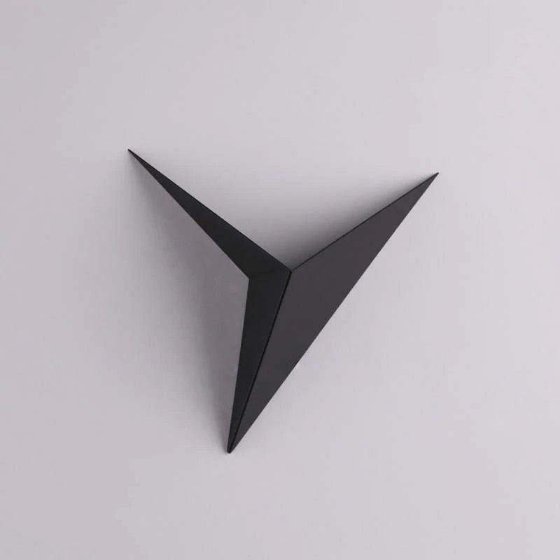 Modern Lighting For Bedroom Triangular Metal LED Wall Lamp