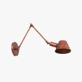 Black Rust Swing Arm Industrial Rotatable Wall Lamp
