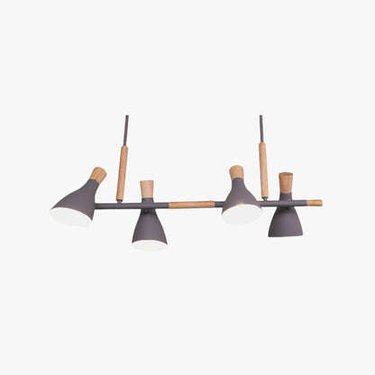 Warm Ambience Nordic Wood Rope Pendant Light