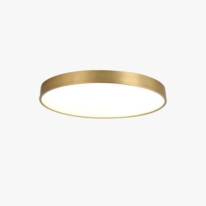 Gold Round Nordic Inspired LED Ceiling Light