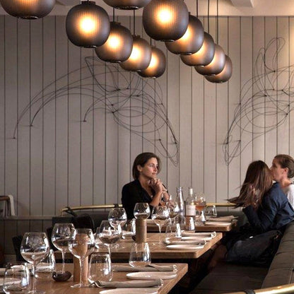 Pendant Light For Warm Ambience Frosted Glass Cylinder