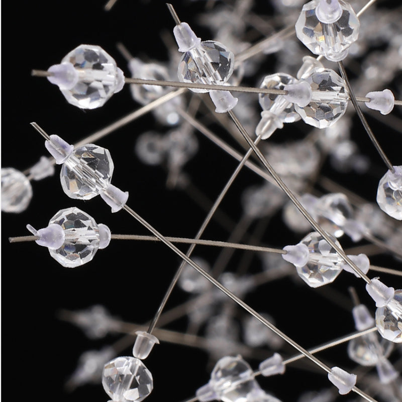 Warm Ambient Glow Dandelion Crystal LED Pendant Light