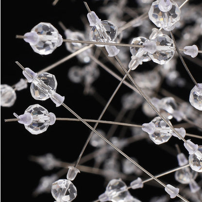 Warm Ambient Glow Dandelion Crystal LED Pendant Light