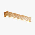 Three Colour Temperature Modes LED Vanity Wall Light With Oak Wood