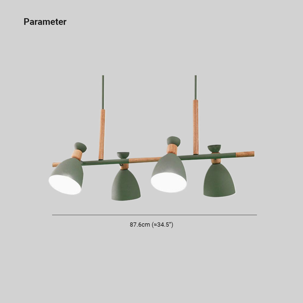 Warm Ambience Nordic Wood Rope Pendant Light