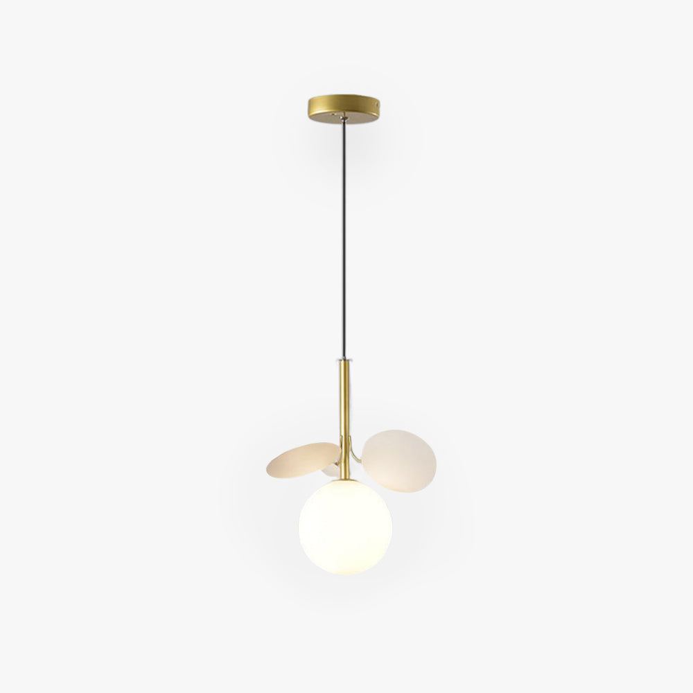 Warm Ambient Glow Art Deco Globe Pendant Light