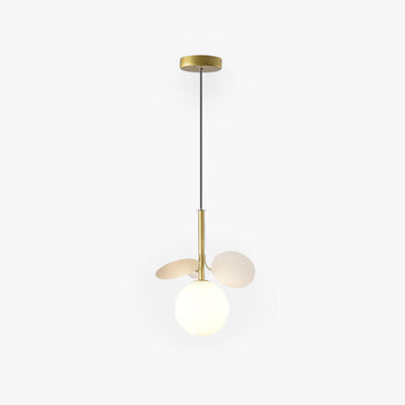 Warm Ambient Glow Art Deco Globe Pendant Light