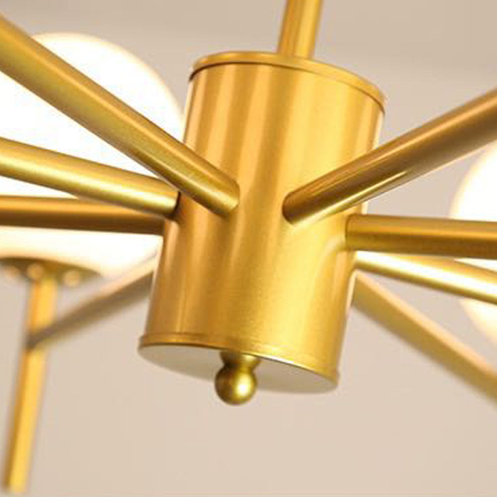 Pendant Glass Globe Light Elegant With Warm Glow