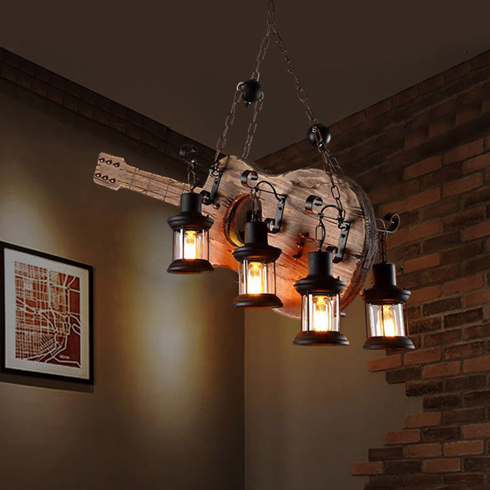 Durable Craftsmanship Guitar Themed Pendant Light