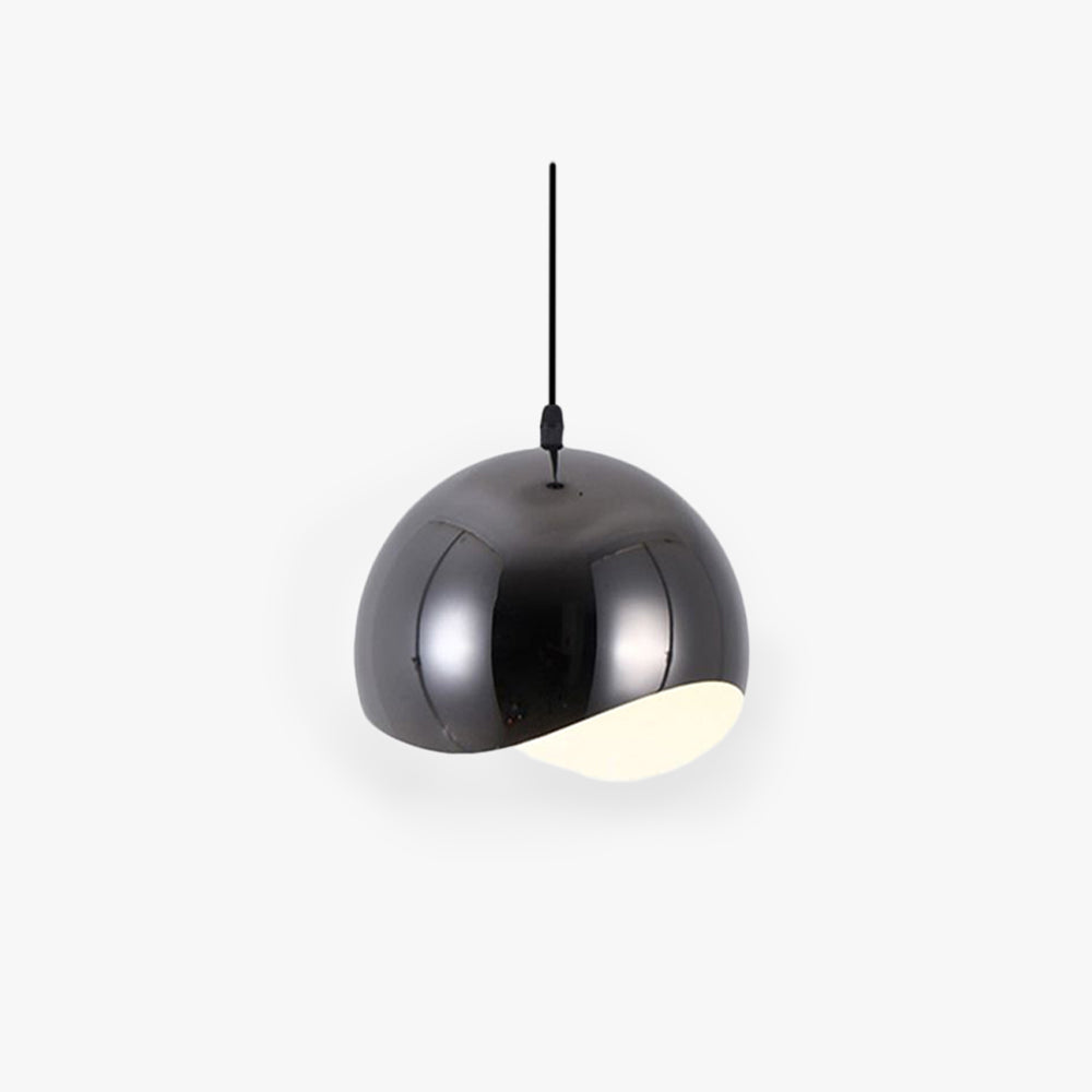 Durable Metal Finish Pendant Light With Nordic Globe