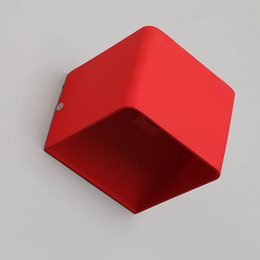 Square Indoor Wall Lamp Geometric Colourful