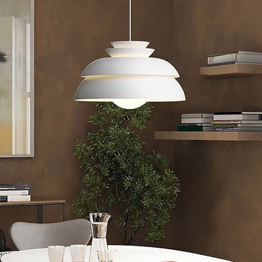 Durable Build White Metal Valentina Pendant Light
