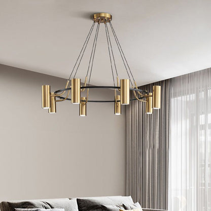 Pendant Gold Light With Glow White Warm