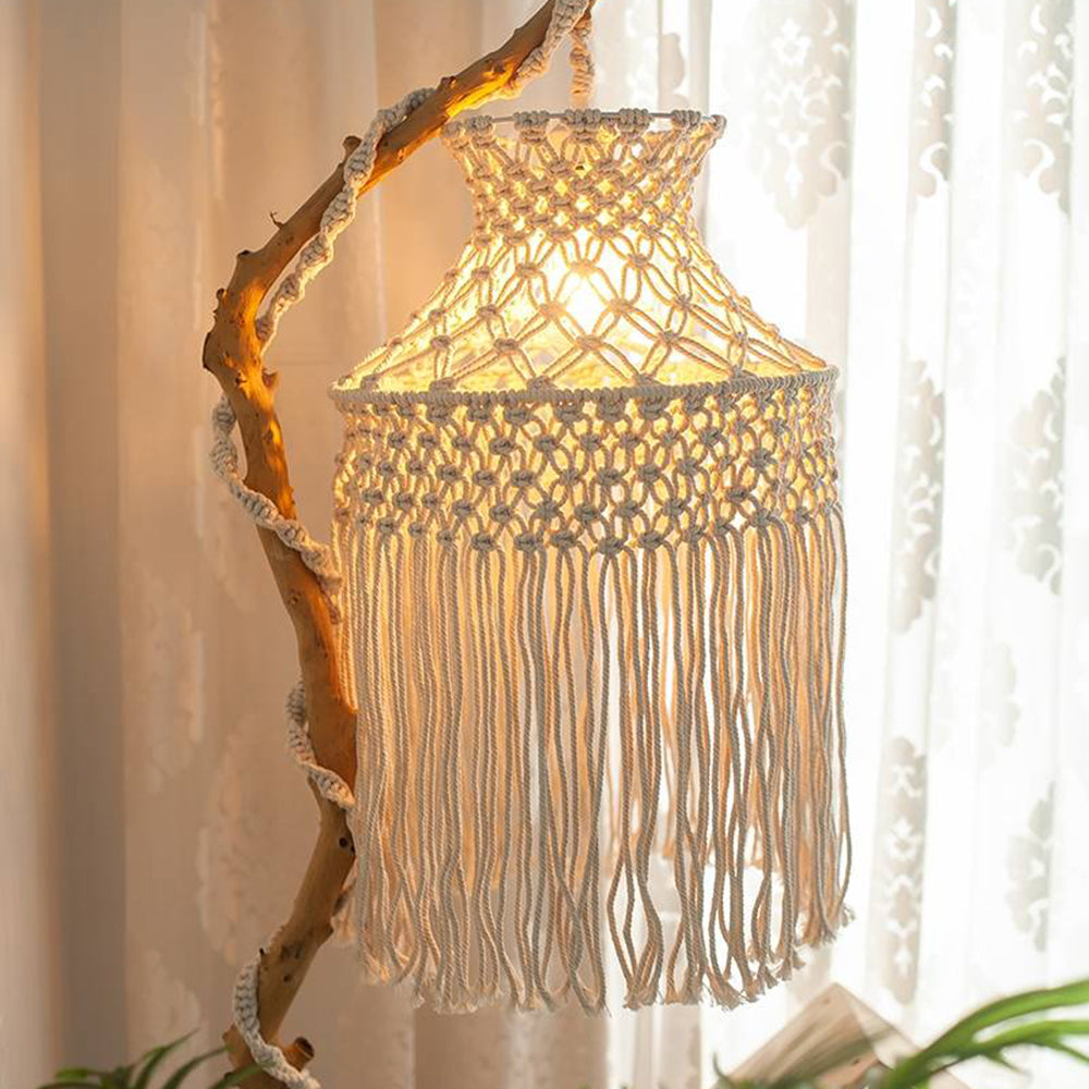Cozy Living Spaces Cotton Rope Pendant Light