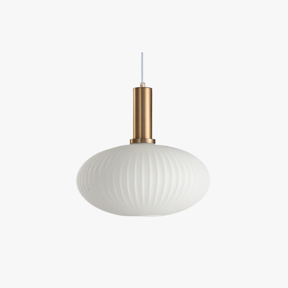 Soft Warm White Glow Bubble Glass Pendant Light