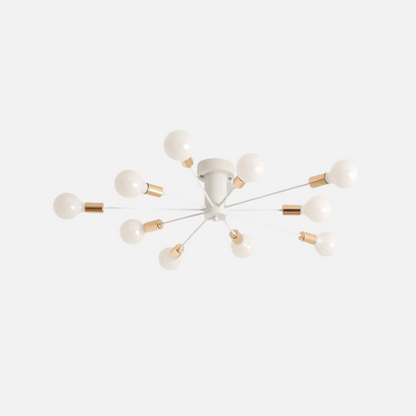 Dimmable Multi Head LED Flush Mount Ceiling Light 6 8 10 Heads