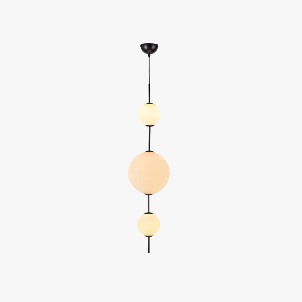 Glass And Metal Durable Ball Pendant Light