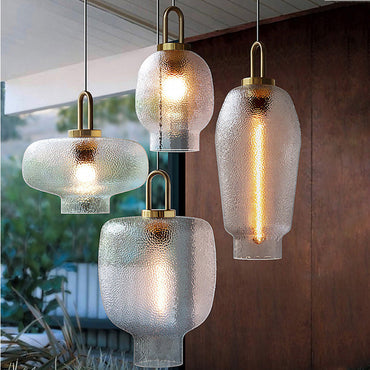 Ambient Glow Minimalist Frosted Glass Pendant Light