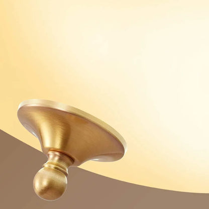 Retro Brass Flush Mount Ceiling Led Light For Living Bedroom Dining