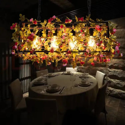 Ambient Glow Plant Pendant Light Rustic Art Deco