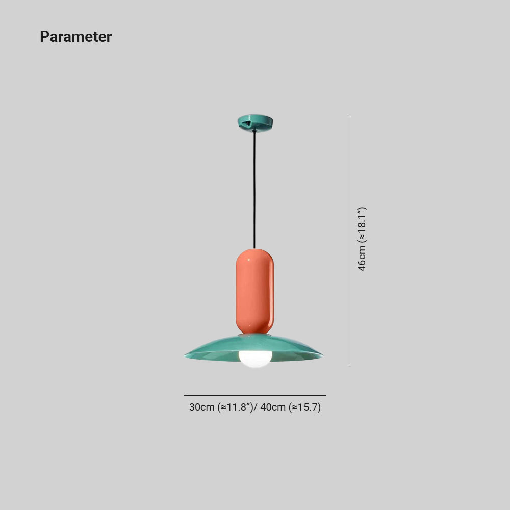 Durable Metal Nordic Pendant Colorful Light